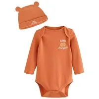 Next Langarmbody Baby Bodysuit und Mütze im 2er-Set (2-tlg)