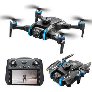 LSRC XT808 GPS 5G WiFi FPV with 5.9inch LCD Screen Controller 720P HD Dual Camera 180° Servo Gimbal 360° Obstacle Avoida