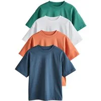 Next T-Shirt Relaxed Fit T-Shirts im 4er-Pack (4-tlg)