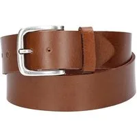 kiddybelts Ledergürtel Ledergürtel Kids 30mm in Cognac mit Dornschließe in Silber (KB11-640, 1-St) sehr weiches Vollrindleder