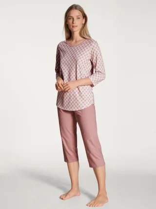 CALIDA - DAMEN Pyjama 3/4 rose bud - Gr. - XS