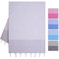 herémood Hamamtuch Luxuriöses Saunatuch, großes Strandtuch, 90x170 cm, vorgewaschen, (1er - 2er Set, 1-St), schnelltrocknendes & saugstarkes Saunatuch