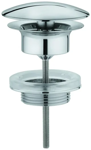 Grohe Ablaufventil 65808 1 1/4" für Waschtisch ohne Überlauf chrom, 65808000 65808000