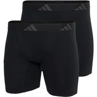 adidas Sportswear Boxer Active Flex Cotton Ergonomic (2er Pack) Belüftete Mesh-Rückenpartie und -Schritt, elastisch, ohne Eingriff