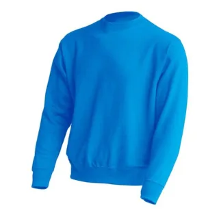 JHK - Sweatshirt Rundhalsausschnitt für Herren/Damen Unisex (Aquablau)