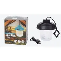 Spectrum Laterne Camping Hängelampe aufladbar 3 Einstellungen Campingleuchte