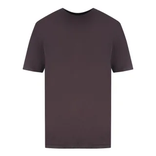 Braunes T-Shirt mit Amiri-Print und Logo