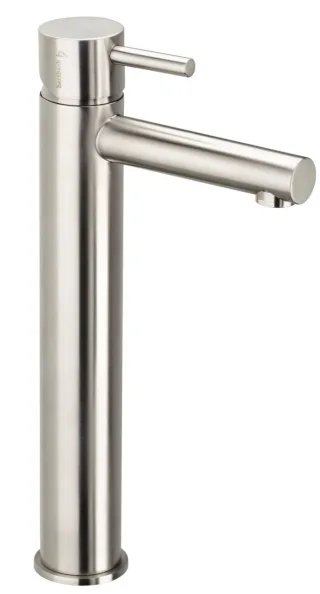 Herzbach Design iX Waschtischbatterie Schaft, ohne Ablauf Edelstahl , 17.133200.2.09 17.133200.2.09