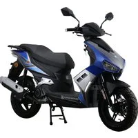 Alpha Motors Motorroller Mustang FI, 50 ccm, 25 km/h, Euro 5, mit USB-Anschluss und Lenkerschloss, sportliches Design