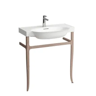 LAUFEN The new classic Waschtischgestell H4060720856291 Nussbaum, 78x83x32cm, bodensehend
