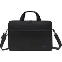 ARLI Laptoptasche Laptoptasche 17 Zoll schwarz (1-tlg), Hand- / Umhängetasche mit Trolleyband Notebook Laptop Tasche