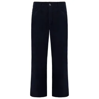 Emporio Armani J33 reguläre Fit Wide Leg Womens Hosen
