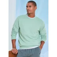 John Devin Sweatshirt - Pullover mit modischen Teilungsnähten Langarm, Sweatshirt mit Rundhals, Baumwollmischung