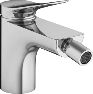 Hansgrohe Bidetmischer Vivenis mit Zugstangen-Ablaufgarnitur chrom, 75200000 75200000