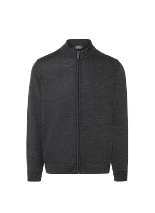 MAERZ Muenchen - Strickjacke Zip 1/1 Arm anthrazit - Gr. - 50