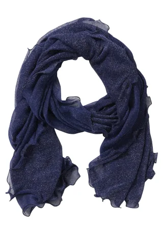 Vera Mont - Basic-Schal dark blue/silver - Gr. - OS
