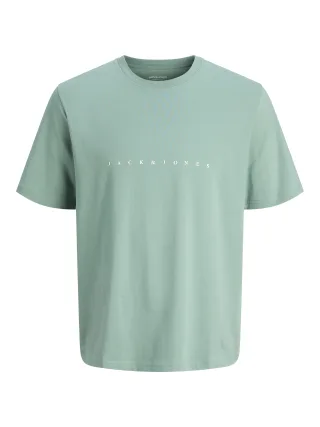 JACK&JONES - JJESTAR JJ TEE SS NOOS JNR Mineral Blue - Gr. - 164