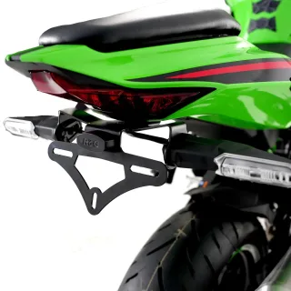 R&amp;G Kennzeichenhalter Heckumbau Kawasaki ZX4-RR / SE Bj.2024-2026 LED plug&amp;play eintragungsfrei