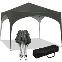 Woltu Pavillon, Pop-Up wasserdicht Sonnenschutz aus Oxford 3x3m