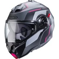 Caberg Motorradhelm Duke Evo Move Klapphelm, vorbereitet für Kommunikationssystem,integriertes Sonnenvisier