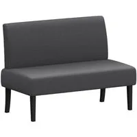 Yaheetech Sofa 2-Sitzer Polstersofa Loungesofa, bis 136 kg belastbar