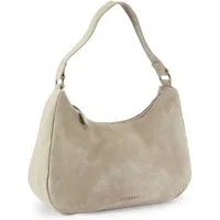 Elbsand Schultertasche Handtasche, Shopper, Ledertasche, Tragetasche, Damentasche, aus weichem Veloursleder