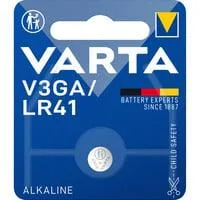 Alkaline Special Knopfzelle 1,5V, V3GA / LR41, Batterie 1 Stück