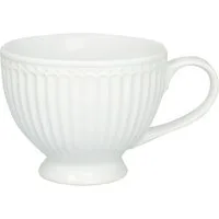 Greengate Tasse Alice Teetasse white 0,4 l, Steingut