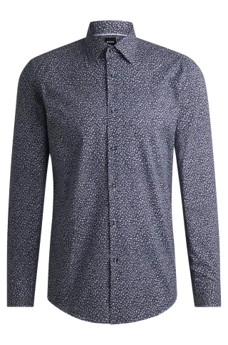 BOSS Menswear Black - H-HANK-kent-C1-214 dark blue - Gr. - 43