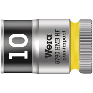 Wera 8790 HMB HF Zyklop-Steckschlüsseleinsatz mit 3/8"-Antrieb mit Haltefunktion Leuchtgelb - 05003744001