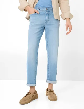 Brax Herren Five-Pocket-Hose Style CADIZ OCEAN BLUE USED, denim blau, Gr. 36/34