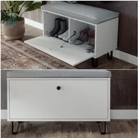 Vicco Schuhbank Siri, Weiß, 80 x 46 cm (1-St)