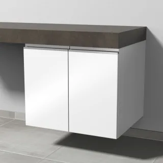 Sanipa Anbau-/Solitärschrank 2morrow (L2392) 510x600x520 Weiß-Glanz, L239278 L239278