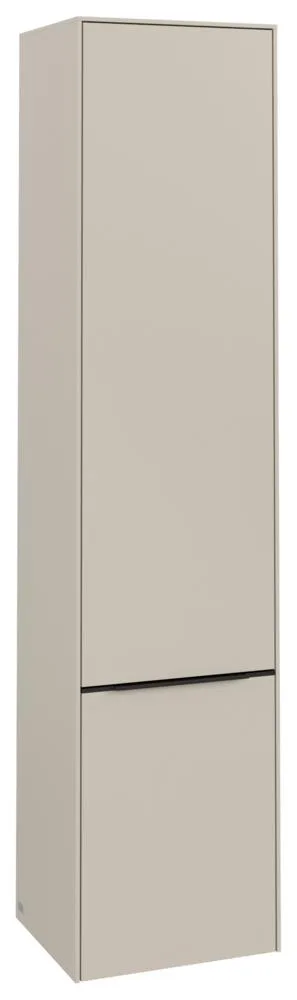 Villeroy & Boch Subway 3.0 Hochschrank, 2 Türen, 400 x 1710 x 346,5 mm, Cashmere Grey / Cashmere Gre C58701VN