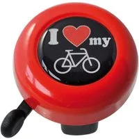 REICH CYCLE-BELLS Fahrradklingel Trillerglocke Motiv I love my bike 55 mm, (0-tlg)