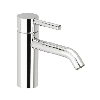 Herzbach deep Waschtischarmatur s-size 130 mit ablauf chrom, Chrom, 18.203610.1.01 18.203610.1.01