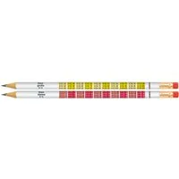Eberhard Faber Bleistift EBERHARD FABER Bleistift 1x1 mit Radierer – 1 aus 2 Designs
