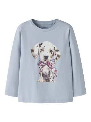 NAME IT - NMFNISSO LS TOP BOX Subdued Blue - Gr. - 98