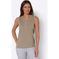 Sieh an! Shirttop Shirttop Ärmellos