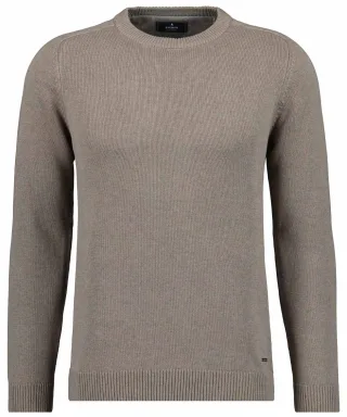 RAGMAN - Strickpullover Rundhals Camel - Gr. - 3XL