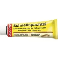decotric® Spachtelmasse Schnellspachtel für Holz, Lack + Metall Malerhilfsstoffe, 200 g
