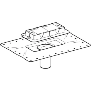 Geberit Flanschaufsatz zu DR CleanLine 243553001
