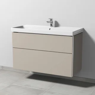 Sanipa 3way Waschtischunterbau zu Villeroy & Boch Avento Waschtisch mit 2 Auszügen, Kaschmir-Matt BP6241U