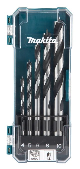 Makita Holzbohrer-Set, 5-teilig - Ø 4-10 mm - D-72861