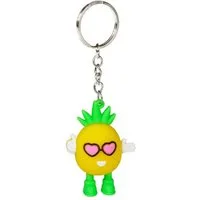soma Schlüsselanhänger Schlüsselanhänger Mini Ananas 3D Anhänger 4 cm Geschenk Cartoon, Schlüsselanhänger Haustierschlüsselanhänger Geschenk Hund Frau Herren