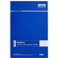 Otto Office Notizblock Briefblock, A5, krariert
