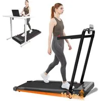 LIKESPORTING Laufband zu Hause,Walking Pad 6/8 km/h, leiser Motor, Fernbedienung, 40*102cm Laufbereich, 1400W,Max 8 km/h,Max 14 %Steigung