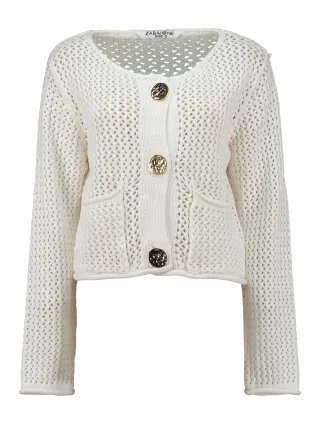 Zabaione - Cardigan Or44nella offwhite - Gr. - XXL
