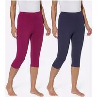 Sieh an! Jogginghose Capri-Leggings (2-tlg)