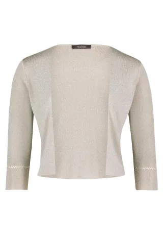 Vera Mont - Strickbolero Silver/Beige - Gr. - L